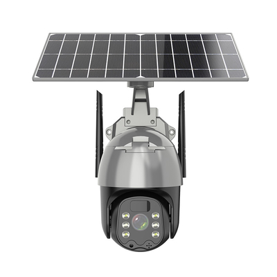 Sistema de seguridad en el hogar impermeable al aire libre inalámbrico accionado solar de Smart 4G de la cámara de PTZ
