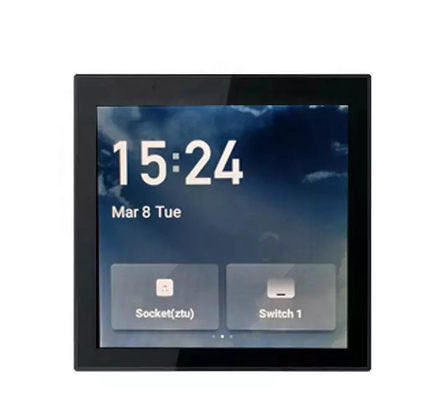 Pantalla de centro control de Tuya de la pantalla de la entrada de Smart Zigbee de 4 pulgadas