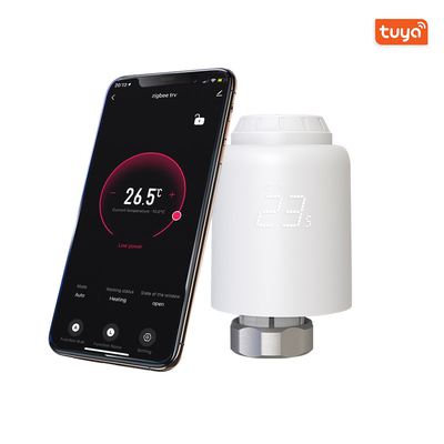 ZigBee WIFI Válvula termostática inteligente para radiador Controladores de temperatura inteligentes programables digitales