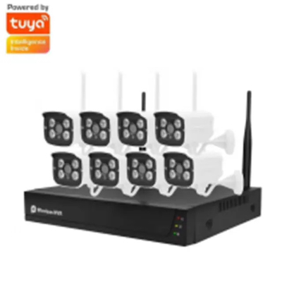 4/8 cámara de Tuya Smart WiFi de las cámaras de seguridad de los canales NVR con vida de sistema casero