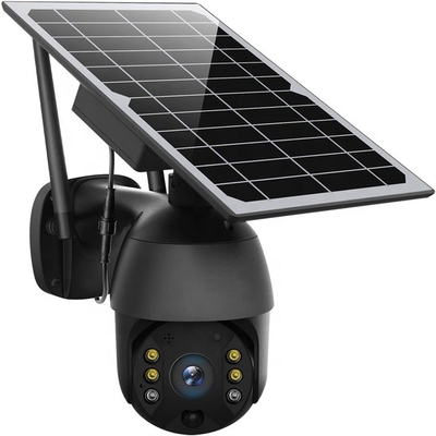 Cámara de seguridad al aire libre inalámbrica accionada solar de PIR Radar Tuya Smart Camera PTZ 355