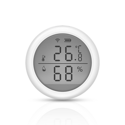 Sensor el Amazonas Alexa de la temperatura y de la humedad de Tuya LCD Wifi/ayudante de Google