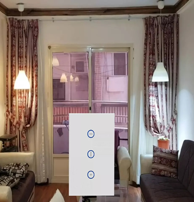 Glomarket Zigbee Us Standard Smart Life Tuya App Control Touch Panel Smart Curtain Switch Smart Home System