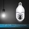 Cámara inalámbrica llena de la seguridad del Smart Home de la cámara IP HD del bulbo de Tuya Wifi 3mp con la luz