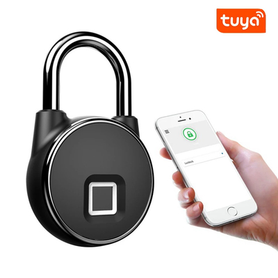 Hurto anti de la cerradura USB de Tuya de la aleación del cinc de la huella dactilar sin llave recargable elegante de la seguridad