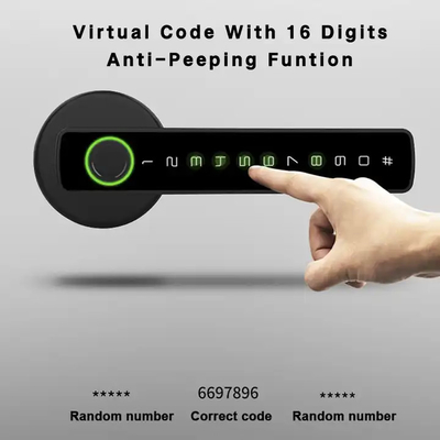 Glomarket Tuya Ble Cerradura inteligente Seguridad electrónica sin llave Cerradura de puertas inteligentes Cerradura de habitaciones interiores