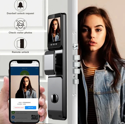 Glomarket Tuya Seguridad Bloqueo inteligente totalmente automático 3d Bloqueo de reconocimiento facial
