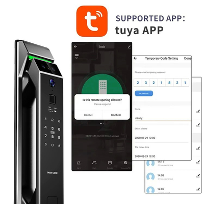 Glomarket 3d reconocimiento facial huella digital Tuya Wifi Smart Lock