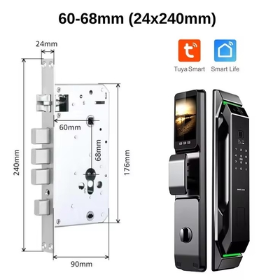 Glomarket 3d reconocimiento facial huella digital Tuya Wifi Smart Lock