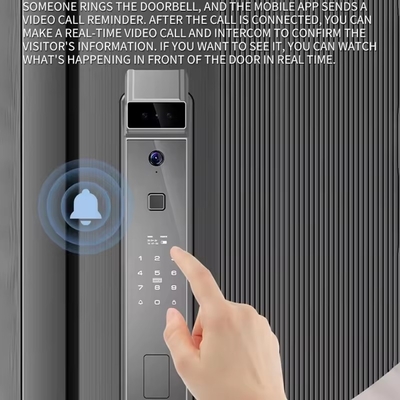 Tuya bloqueo de huellas dactilares de reconocimiento facial totalmente automático con cuerpo de bloqueo