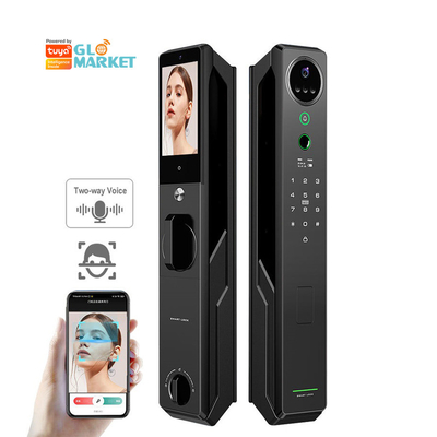 El bloqueo de reconocimiento facial inteligente Tuya Smart intercomunicador visual