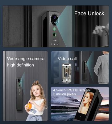 El bloqueo de reconocimiento facial inteligente Tuya Smart intercomunicador visual