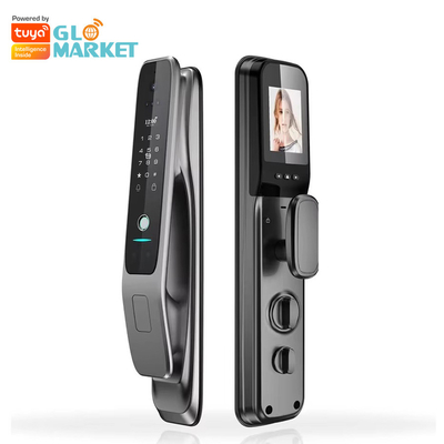 Reconocimiento facial cerradura inteligente totalmente automática Tuya Smart hogar seguro