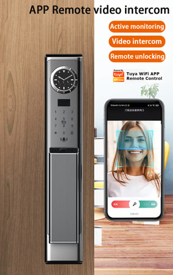 Lujoso bloqueo de reconocimiento facial con intercomunicador visual de alta calidad y monitoreo en tiempo real