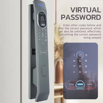 Glomarket Tuya Cerradura de puertas inteligentes 3d reconocimiento facial cerraduras inteligentes automáticas con cámara cerradura de puertas de seguridad biométrica inteligente