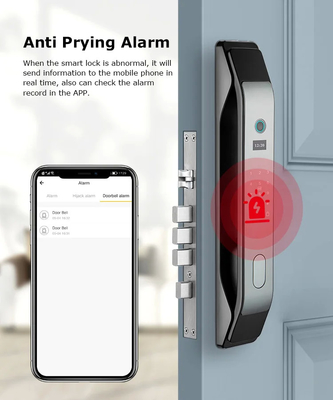 Glomarket Tuya Smart 3D Face Aplicación de bloqueo de puerta totalmente automática Desbloqueo remoto Impresión digital Smart Inteligente Cerradura de puerta para el hogar inteligente