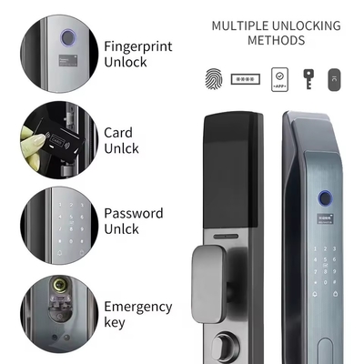 Glomarket Tuya Smart 3D Face Aplicación de bloqueo de puerta totalmente automática Desbloqueo remoto Impresión digital Smart Inteligente Cerradura de puerta para el hogar inteligente