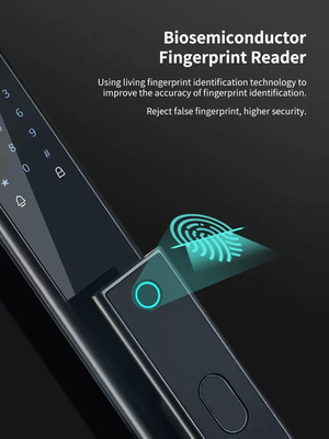 Glomarket Seguridad de huellas digitales biométricas inalámbricas Bloqueo inteligente totalmente automático Contraseña digital Tarjeta de clave Bloqueo con cámara