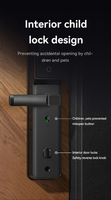 Glomarket Tuya Wifi Cerradura inteligente de aluminio puerta de madera reconocimiento facial huella de palma huella biométrica digital de dedos Smart Lock