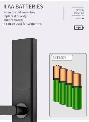 Glomarket Tuya Smart WiFi Código de bloqueo digital de puertas RFID Tarjeta IC Smartphone App Desbloqueo de huellas digitales Biométricas Cerradura inteligente
