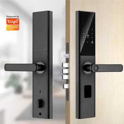 Glomarket Tuya Smart WiFi Código de bloqueo digital de puertas RFID Tarjeta IC Smartphone App Desbloqueo de huellas digitales Biométricas Cerradura inteligente