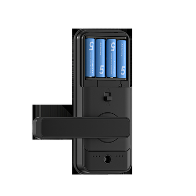 Glomarket Tuya Wifi Cerradura sin llave cerradura cerradura eléctrica cerradura de puerta delantera con teclado cerradura digital con huella digital inteligente