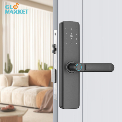 Glomarket Control de aplicaciones bloqueo inteligente huella digital digital digital electrónica pantalla táctil teclado código clave cerradura de puerta inteligente