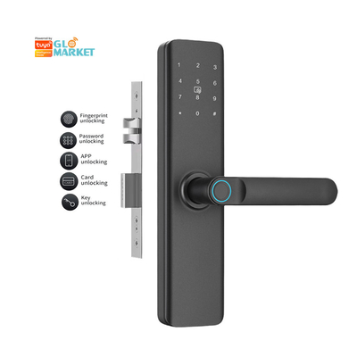 Glomarket Control de aplicaciones bloqueo inteligente huella digital digital digital electrónica pantalla táctil teclado código clave cerradura de puerta inteligente