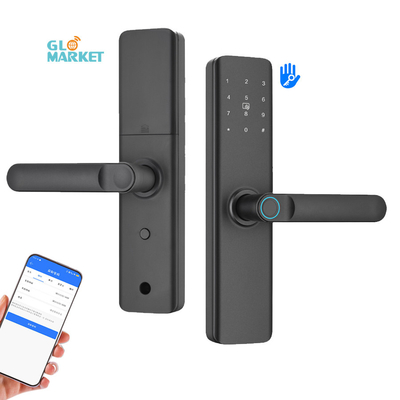 Glomarket Control de aplicaciones bloqueo inteligente huella digital digital digital electrónica pantalla táctil teclado código clave cerradura de puerta inteligente