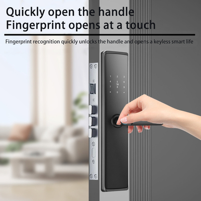 Glomarket Apartamento Cerradura de habitación Impresión digital Cerradura de puerta inteligente Bloqueo de contraseña sin llave Control de aplicación Cerraduras digitales de puerta