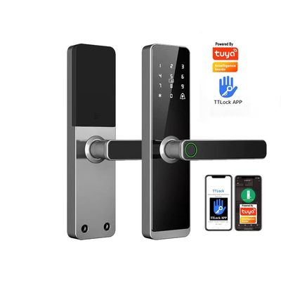 Glomarket Venta al por mayor Precio de fábrica Cerradura de mano inteligente de huellas digitales Cerradura digital sin llave Hotel Tuya App Cerradura de puerta digital inteligente