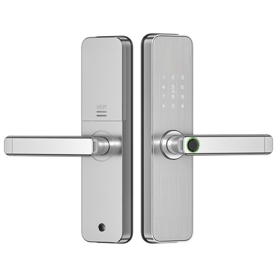 Glomarket Tuya Cerradura de puertas inteligentes Dormitorio hogar huella digital biométrica de dedos manguera inteligente cerraduras electrónicas
