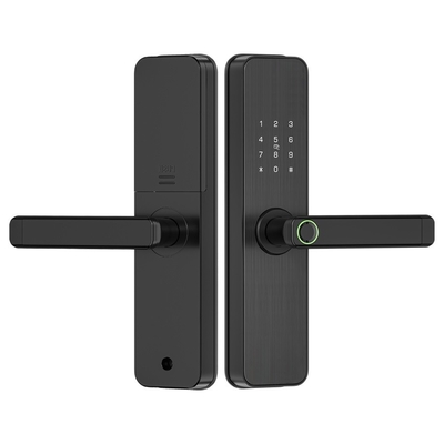 Glomarket Tuya Cerradura de puertas inteligentes Dormitorio hogar huella digital biométrica de dedos manguera inteligente cerraduras electrónicas