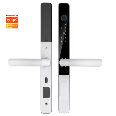 Glomarket Smart Tuya Cerradura de puerta impermeable puerta corredera huella digital contraseña mando a distancia manija cerradura inteligente electrónica