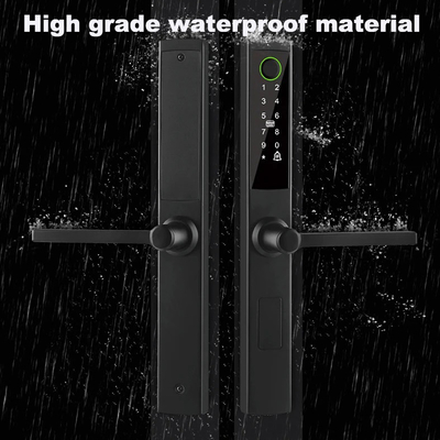 Glomarket Puente roto Cerradura inteligente Inteligencia de gama alta aleación de zinc Tuya Wifi huella digital cerradura de puerta a prueba de agua