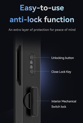 Glomarket Tuya 3d Face Cerradura Inteligente Automático eléctrico Wifi cámara Impresión digital de las huellas digitales cerradura de la puerta inteligente