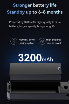 Glomarket Tuya 3d Face Cerradura Inteligente Automático eléctrico Wifi cámara Impresión digital de las huellas digitales cerradura de la puerta inteligente