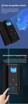 Glomarket Tuya Inteligente reconocimiento facial 3d Wifi Cerradura de puerta de cristal huella digital contraseña de tarjeta Cerradura electrónica de puerta de cristal para oficina
