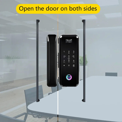 Glomarket Smart Tuya Wifi Cerradura de puertas de vidrio Impresión digital teclado Bloqueo de contraseña Conexión inteligente Desbloqueo remoto