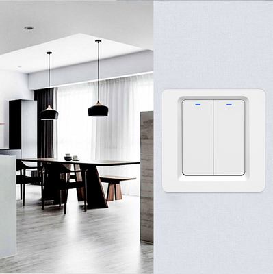 Glomarket Tuya WiFi Zigbee Smart Light Switch Push Button Switch 1/2/3 Banda Trabaja con Alexa Google Home