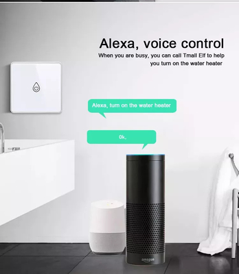 Hogar teledirigido inalámbrico Alexa de Google del contador de tiempo de la voz de Heater Switch Us Standard 20A del agua de Glomarket Tuya Smart Wifi