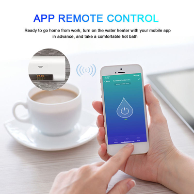 Glomarket Tuya Wifi Conmutador de calentador de agua inteligente APP Control remoto US Calderas Conmutador táctil con Alexa Google para el hogar inteligente