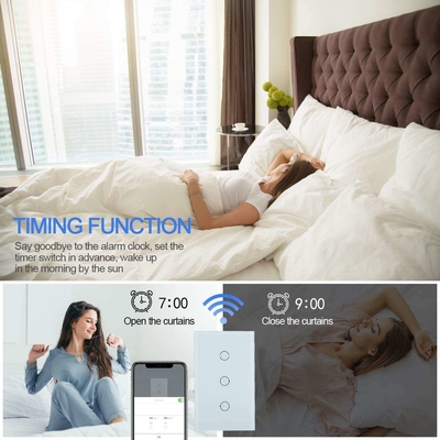 Glomarket Wifi Smart Tuya Alexa Google Control de voz en el hogar Abridor de puertas de garaje Remote Rolling Smart Life Switch eléctrico