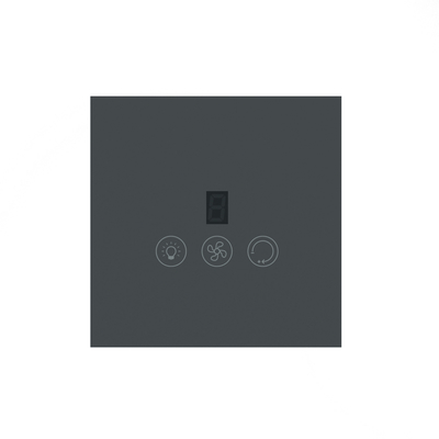 Glomarket Tuya Wifi Smart Fan Switch Tuya Smart Switch Ventilador de velocidad luz encendida y apagada Control de voz con interruptor de control estándar de la UE / EE.UU.