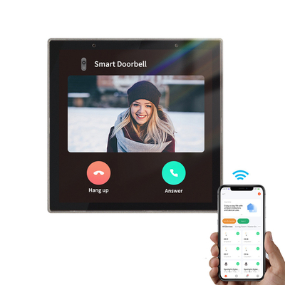 Glomarket Tuya Smart Panel de control de pantalla táctil multifuncional de 4 pulgadas Alexa Control central de voz Zigbee