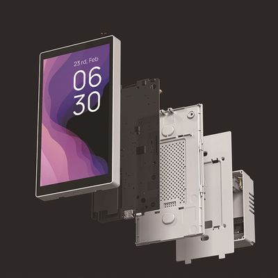 Glomarket Tuya 5 pulgadas Wifi Zigbee Gateway Panel de control de hogar inteligente Muestra táctil de pared de música multifunción Tuya Center