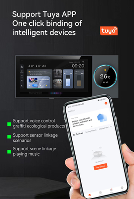 Glomarket Tuya Wifi Smart Panel de control de 6 pulgadas multifunción integrado en Zigbee Gateway controlador de hogar inteligente anfitrión inteligente