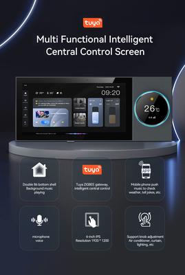 Glomarket Tuya Wifi Smart Panel de control de 6 pulgadas multifunción integrado en Zigbee Gateway controlador de hogar inteligente anfitrión inteligente