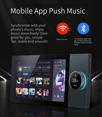 Glomarket Tuya Wifi Smart Panel de control de 7 pulgadas Multifunción Ble Música de pared pantalla táctil Zigbee Hub Gateway Control central