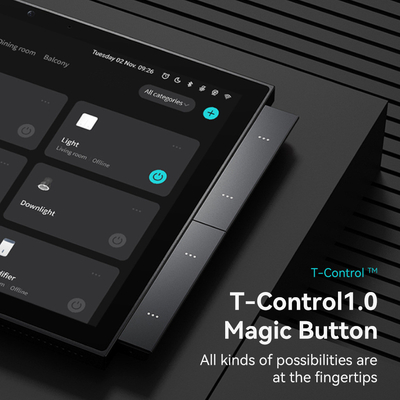 Glomarket Tuya Panel de control de hogar inteligente 10 pulgadas pantalla BLE Zigbee Gateway Edificio Intercompatible